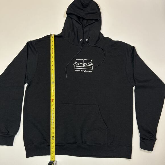 Barstool Sports Hoodie Mens XL Extra Large Drunk on Solitude Sweatshirt Champion - Picture 10 of 11